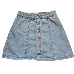 Pacsun Women's Denim Skirt Size 25 Button Down